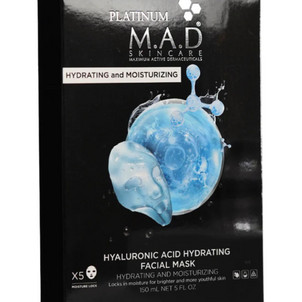 Platinum Hyaluronic Acid Hydrating Facial Mask 5 шт. — Восстанавливающая маска
