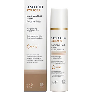 Флюид для сияния кожи  Azelac Ru Luminous Fluid Cream SPF50
