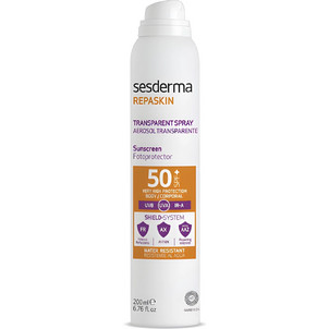 Спрей солнцезащитный прозрачный для тела SPF50  Repaskin Transparent Spray Body Sunscreen SPF50