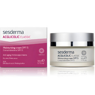 Крем увлажняющий с гликолевой кислотой (8%) SPF15  Acglicolic Classic Moisturizing Cream SPF15