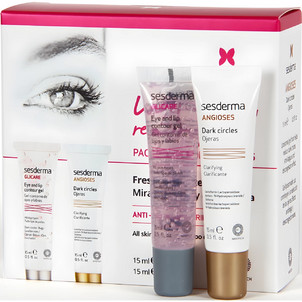 Набор от темных кругов вокруг глаз  Kit Anti-Dark Circles (Angioses + Glicare)