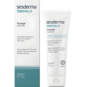 Гель для лица на основе гликолевой кислоты  Sebovalis Facial Gel